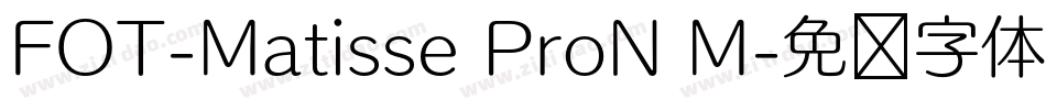 FOT-Matisse ProN M字体转换